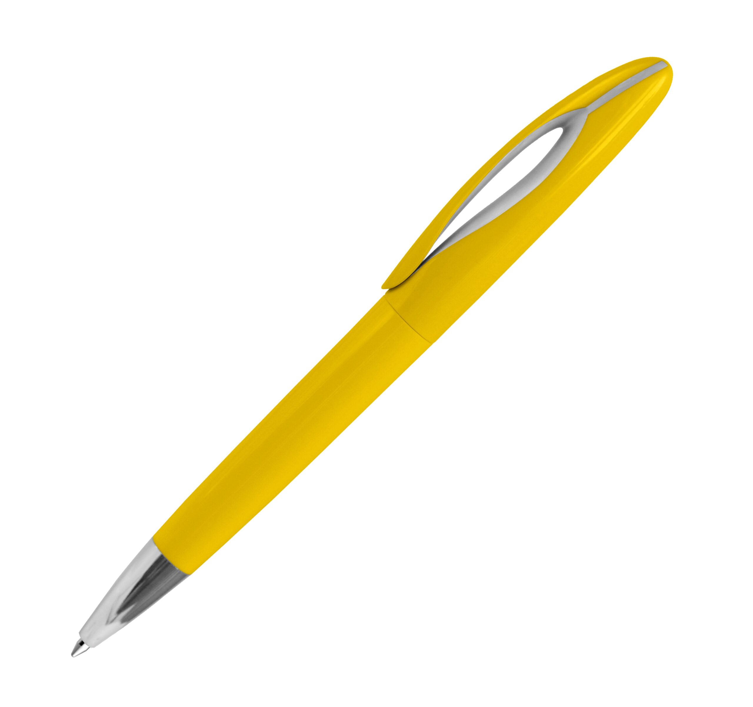Ручка кулькова пластикова Florida yellow