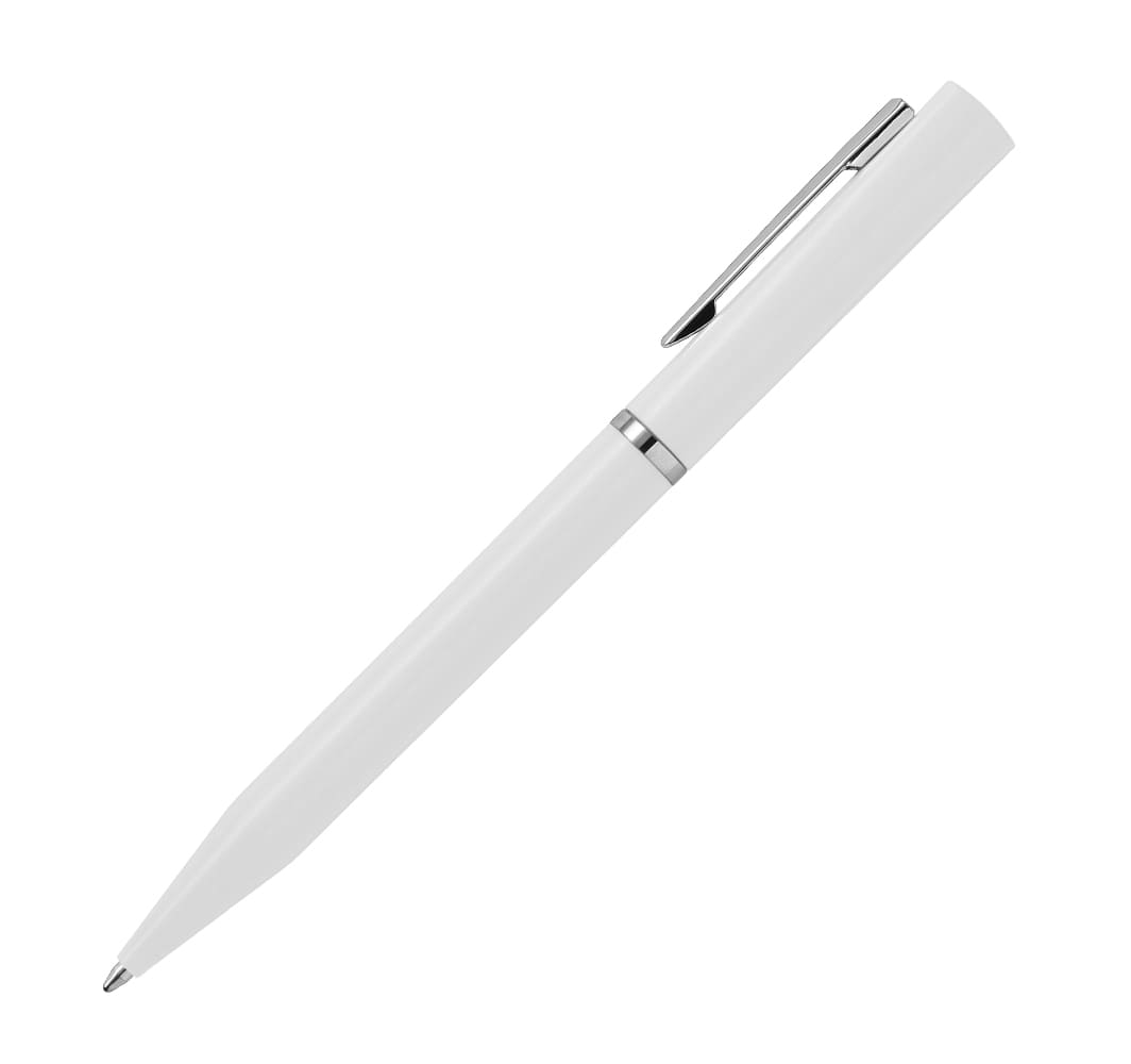 Ручка кулькова, пластикова Memphis white