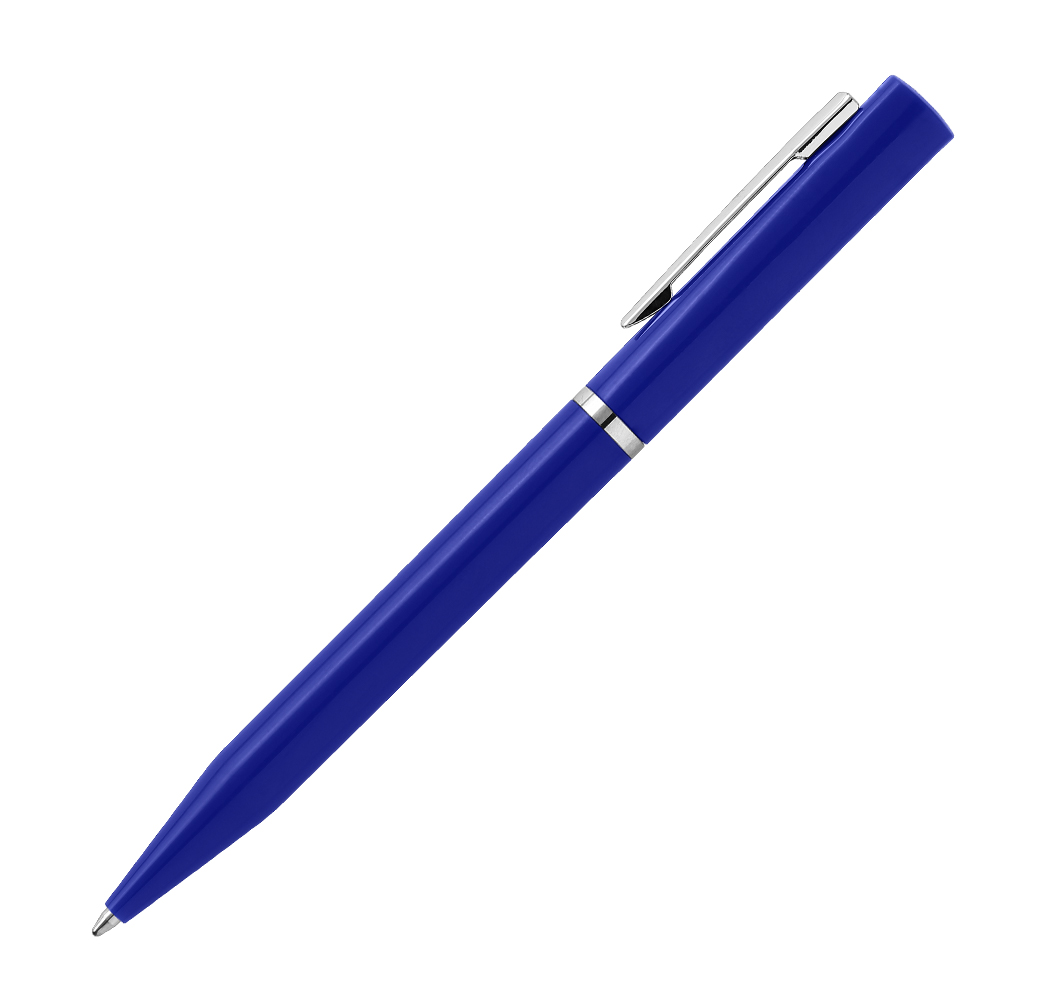 Ручка кулькова, пластикова Memphis blue