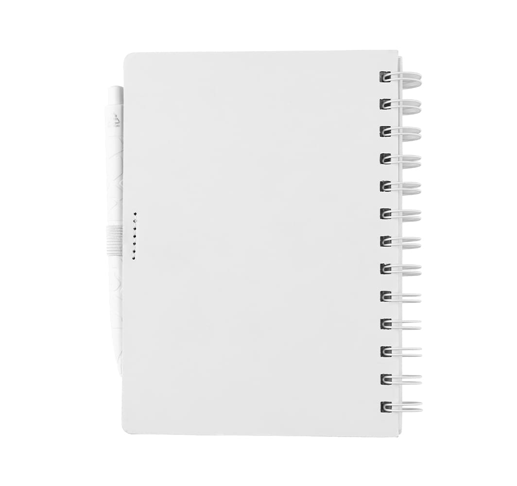 Записник B6 на пружині з ручкою Plane3