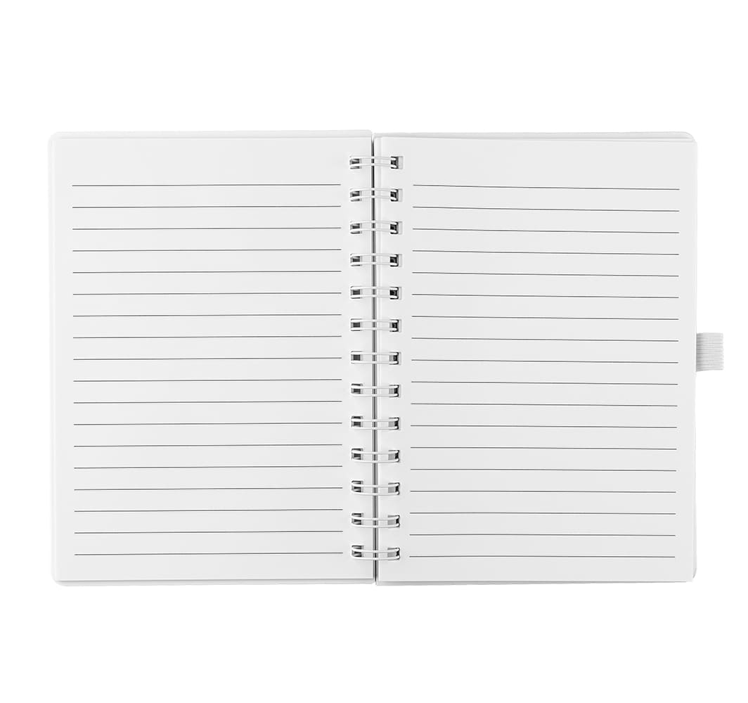 Записник B6 на пружині з ручкою Plane4