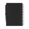 Записник B6 на пружині з ручкою PlaneBlack3